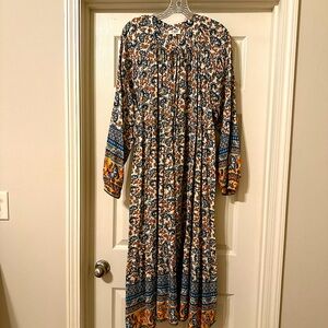 Umgee Floral Dress Perfect for Fall
